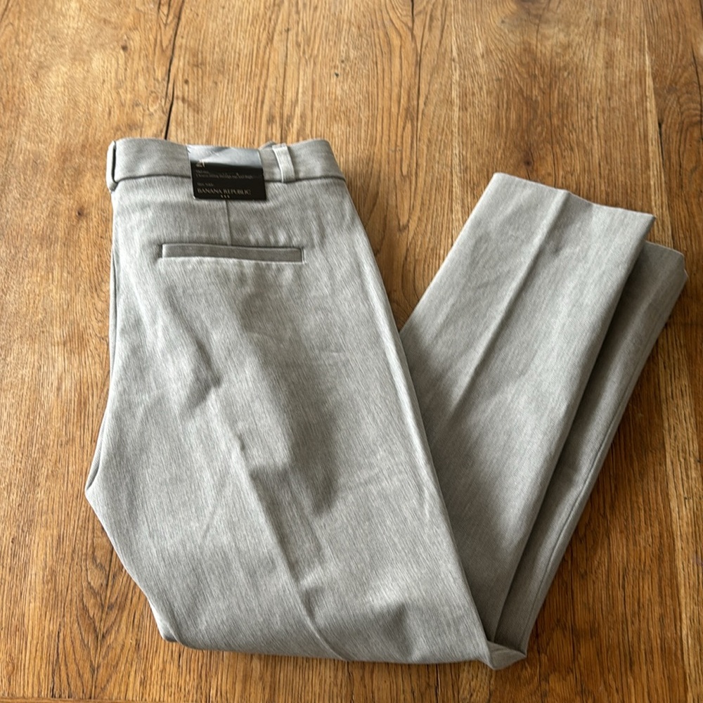 Banana Republic Sloan Gray Ankle Pants Women’s 2P Career Pants - Picture 2 of 9